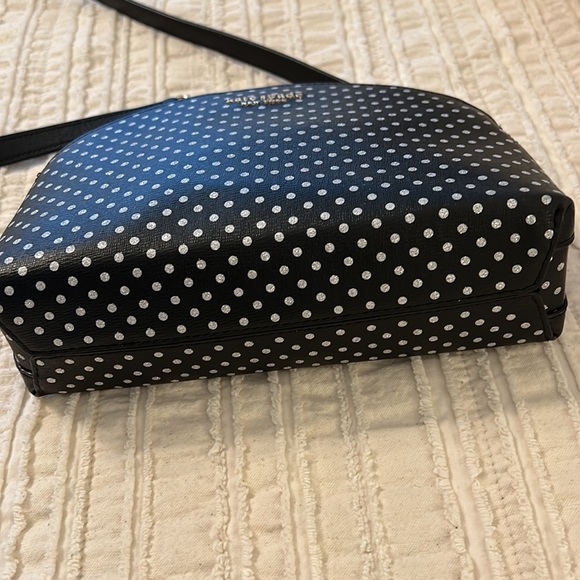 Kate Spade Spencer Metallic Polka Dot Crossbody EUC - Picture 7 of 10